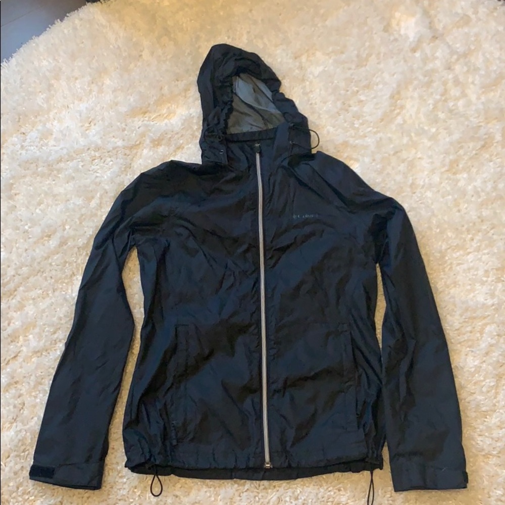 Black Columbia Shell Raincoat